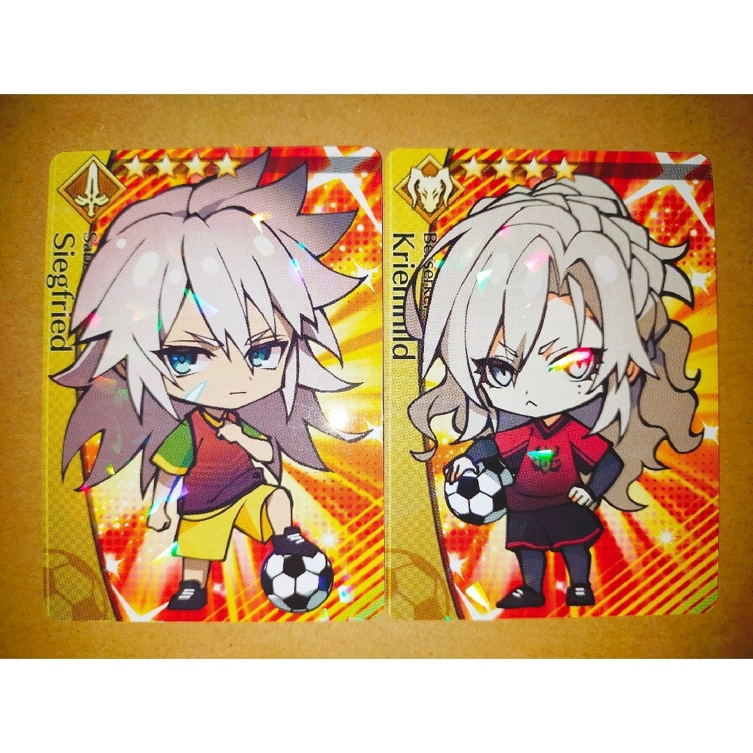 Fate FGO フェス fes サッカー ジークフリート クリームヒルト エンタメ/ホビーのアニメグッズ(カード)の商品写真
