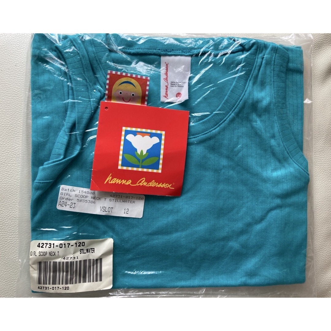 【新品】HANNA ANDERSSON GIRL SCOOP NECK TANK キッズ/ベビー/マタニティのキッズ服女の子用(90cm~)(Tシャツ/カットソー)の商品写真