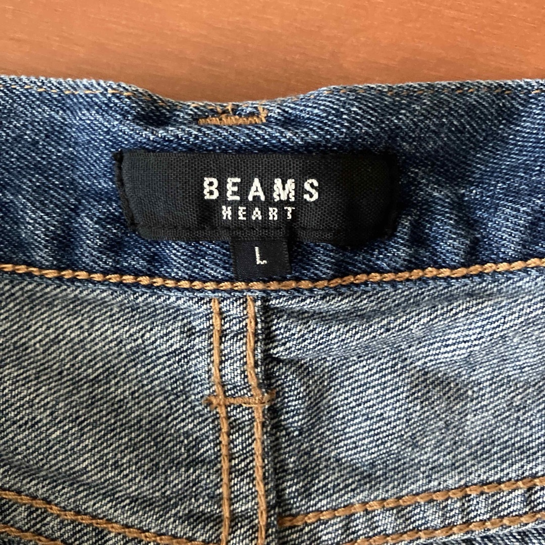 BEAMS(ビームス)のBEAMS HEART ワイドパンツ　デニム メンズのパンツ(デニム/ジーンズ)の商品写真