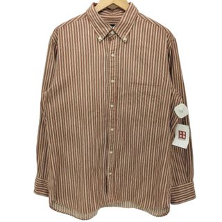 NEWYORKER(ニューヨーカー) ボタンダウン ストライプ シャツ メンズ