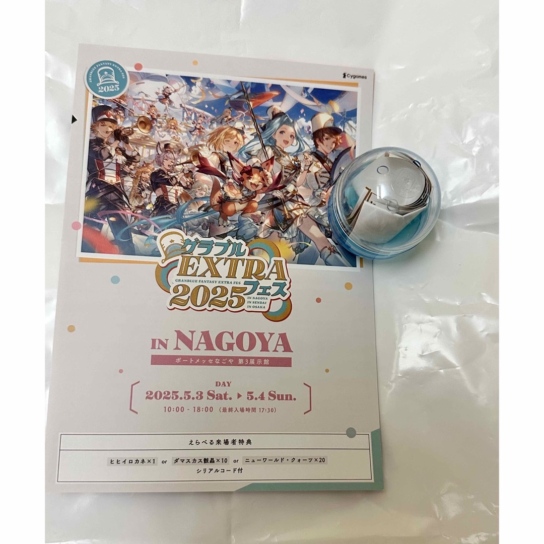 グラフェスEX2025 リアルガチャ 入場特典リーフレット エンタメ/ホビーのおもちゃ/ぬいぐるみ(キャラクターグッズ)の商品写真