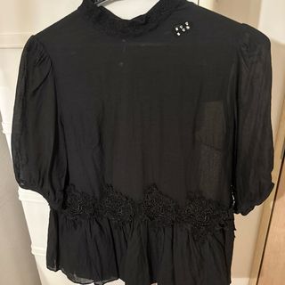 franche lippee - フランシュリッペ タグ付き 半袖ブラウス