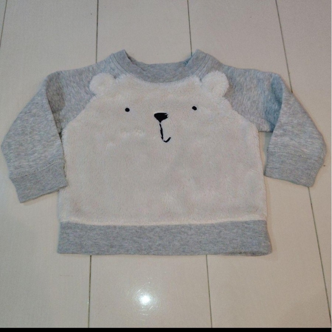 babyGAP(ベビーギャップ)のbaby GAP クマデザイン トレーナー 6-12ヶ月 キッズ/ベビー/マタニティのベビー服(~85cm)(トレーナー)の商品写真