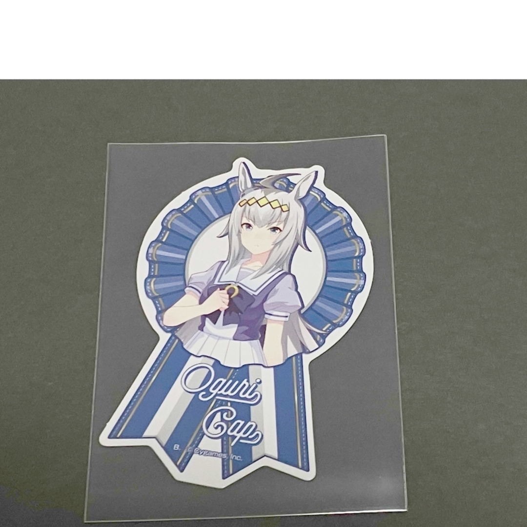 ウマ娘 プリティーダービー ダイカットステッカーセットEX オグリキャップ エンタメ/ホビーのおもちゃ/ぬいぐるみ(キャラクターグッズ)の商品写真