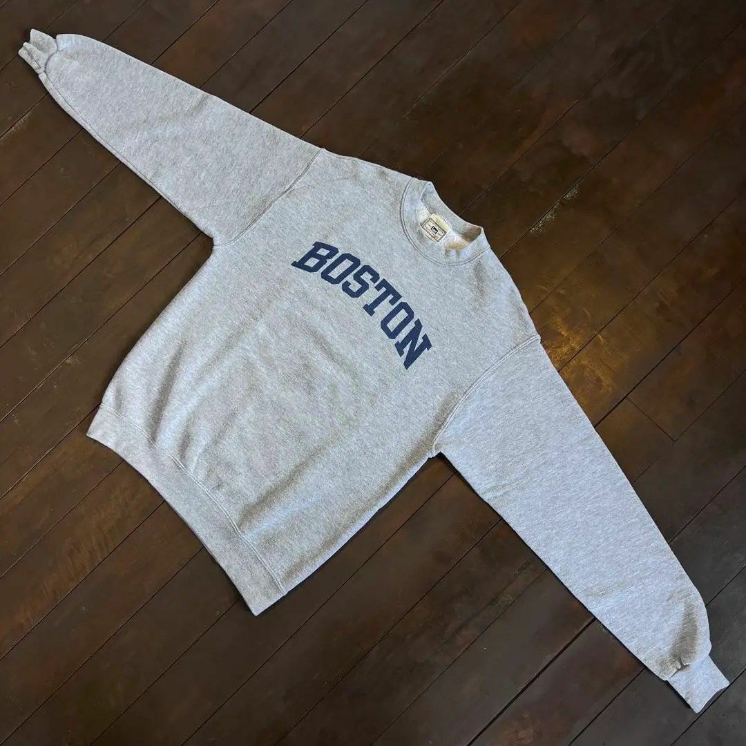 レア！！【Lee リー】アーチプリントスウェットシャツ Boston カレッジ系 メンズのトップス(その他)の商品写真