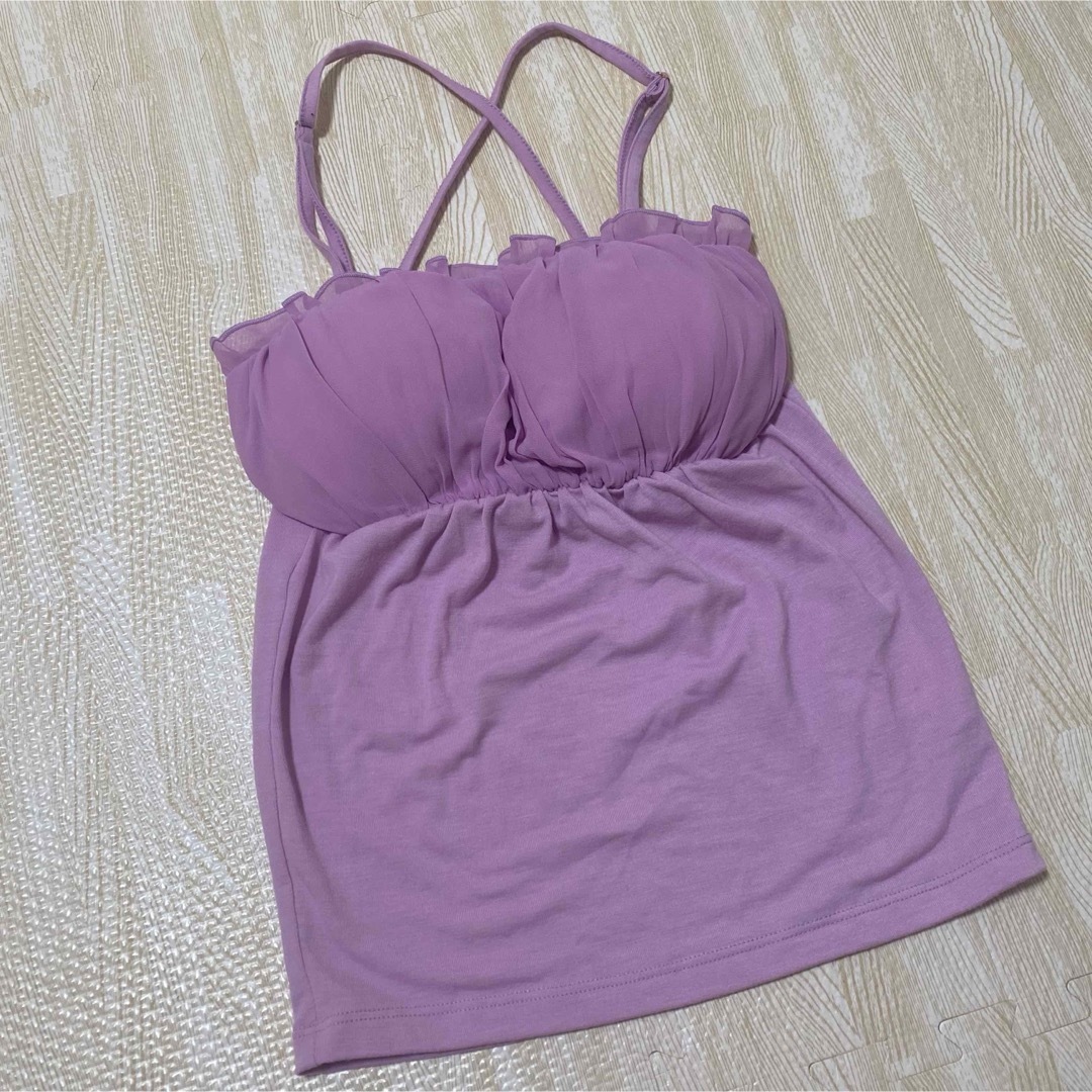 Delyle NOIR(デイライルノアール)のカップ付きキャミソール レディースのトップス(キャミソール)の商品写真