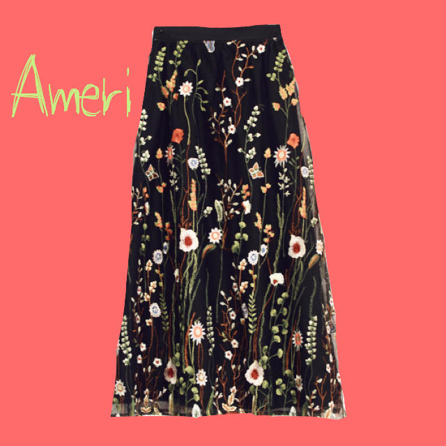 Ameri VINTAGE(アメリヴィンテージ)の2WAY AMELIA TULLE SKIRT レディースのスカート(ロングスカート)の商品写真