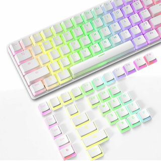 【特価商品】ゲーミングキーキャップ 117キー PBT セット ダブルショット (PC周辺機器)