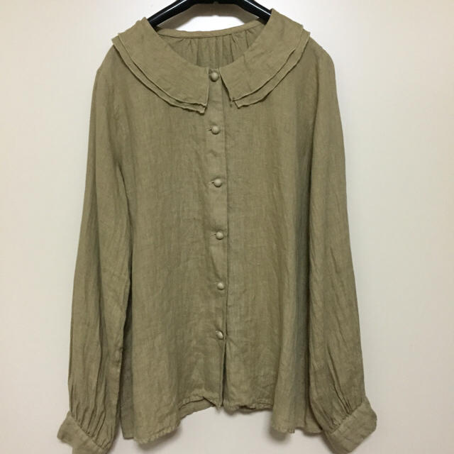 nest Robe(ネストローブ)のnest Robe リネン ブラウス レディースのトップス(シャツ/ブラウス(長袖/七分))の商品写真