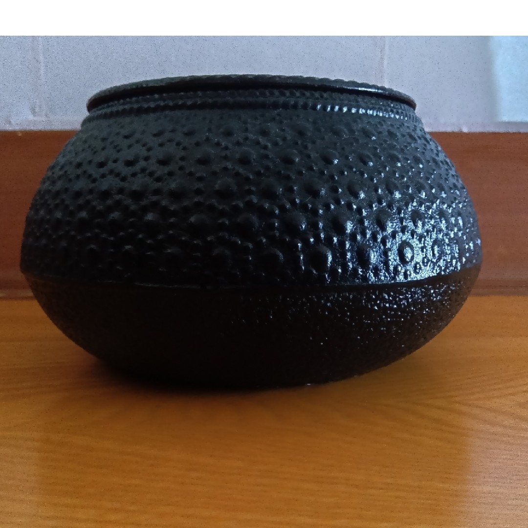 南部鉄器　 茶こぼし　 茶道具　南部鉄輪　サビあり エンタメ/ホビーの美術品/アンティーク(金属工芸)の商品写真