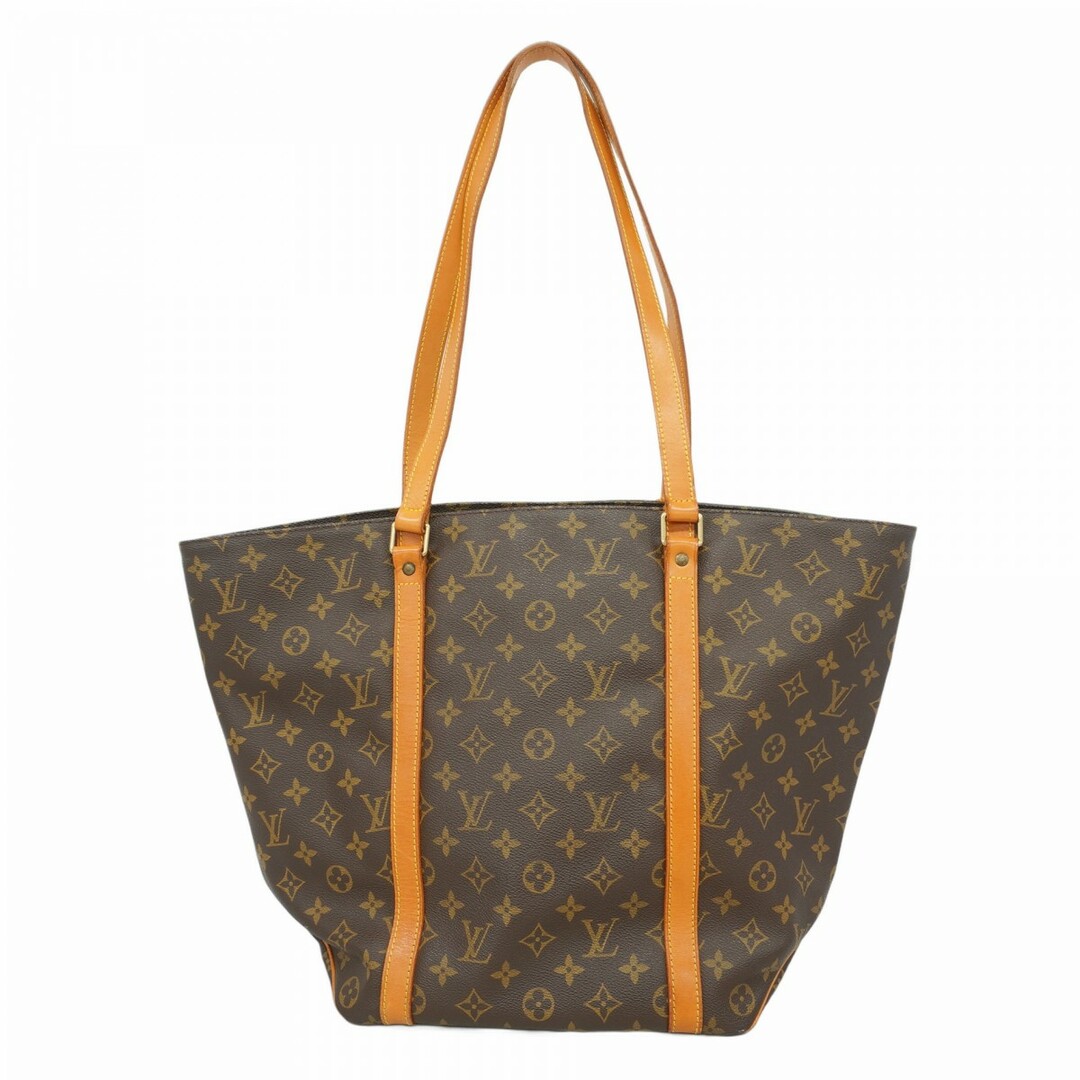 LOUIS VUITTON - 【5de6584】ルイヴィトン ショルダーバッグ モノグラム サックショッピング M51108 ブラウン【中古】レディース
