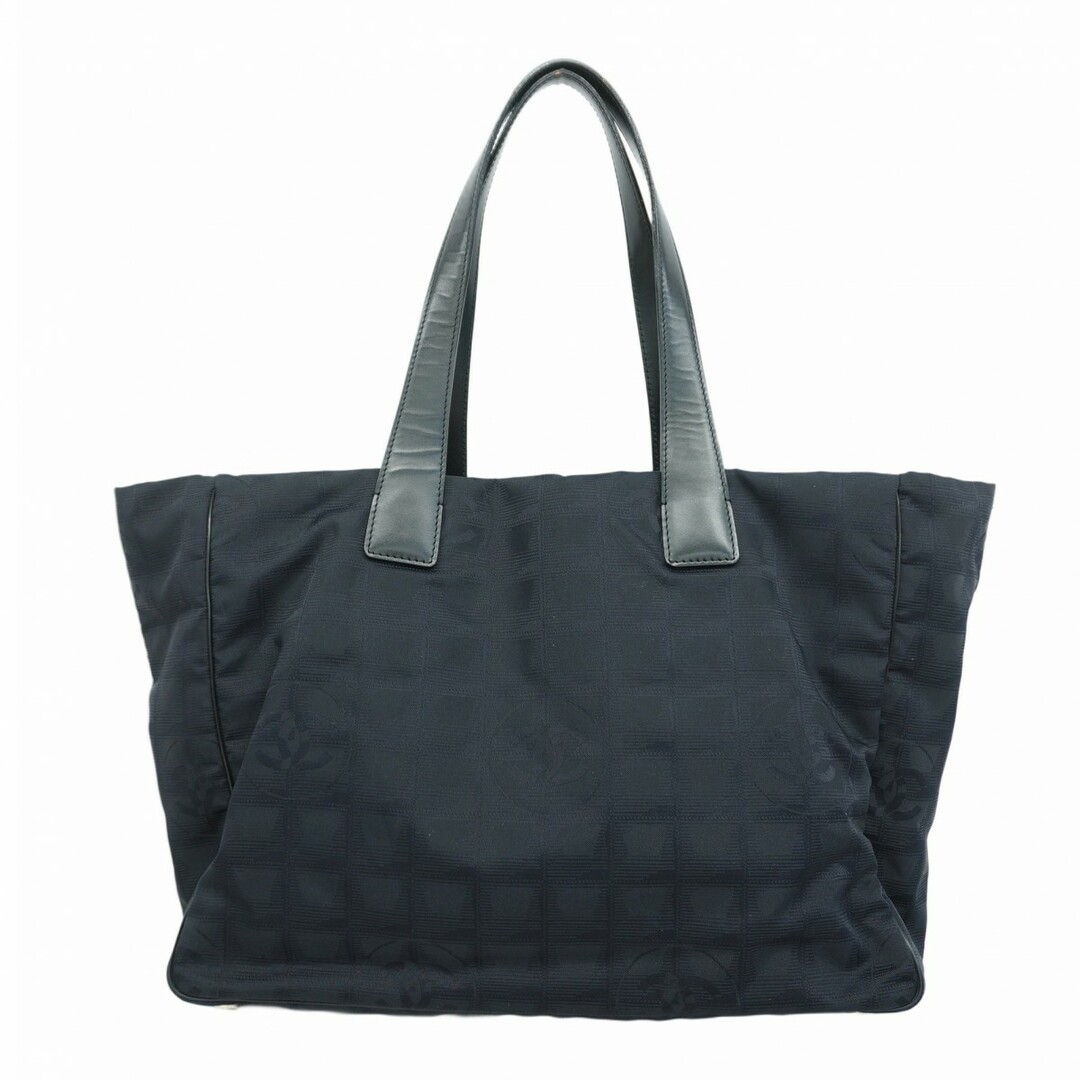 CHANEL - 【5de6602】シャネル トートバッグ ニュートラベル ナイロン ブラック シャンパンゴールド金具【中古】レディース