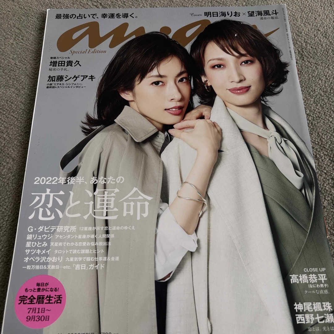 anan special edition 2022 6/15号 恋と運命 エンタメ/ホビーの雑誌(その他)の商品写真