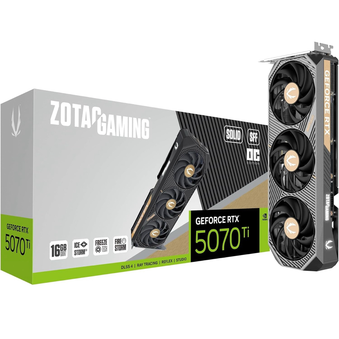 ZOTAC(ゾタック)のZOTAC GAMING GeForce RTX 5070Tiグラフィックボード スマホ/家電/カメラのPC/タブレット(PCパーツ)の商品写真