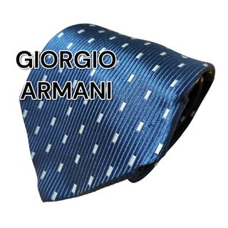 ジョルジオアルマーニ(GIORGIO ARMANI)の【GIORGIO ARMANI】ネイビー系　総柄　イタリア製(ネクタイ)