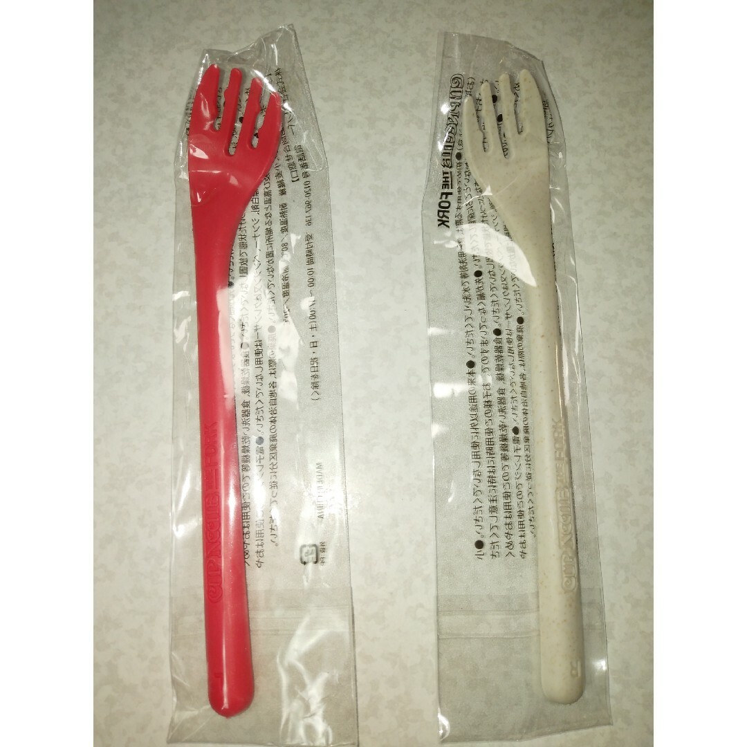 日清食品(ニッシンショクヒン)のカップヌードル 専用フォーク THE FORK 右利き 左利き インテリア/住まい/日用品のキッチン/食器(カトラリー/箸)の商品写真