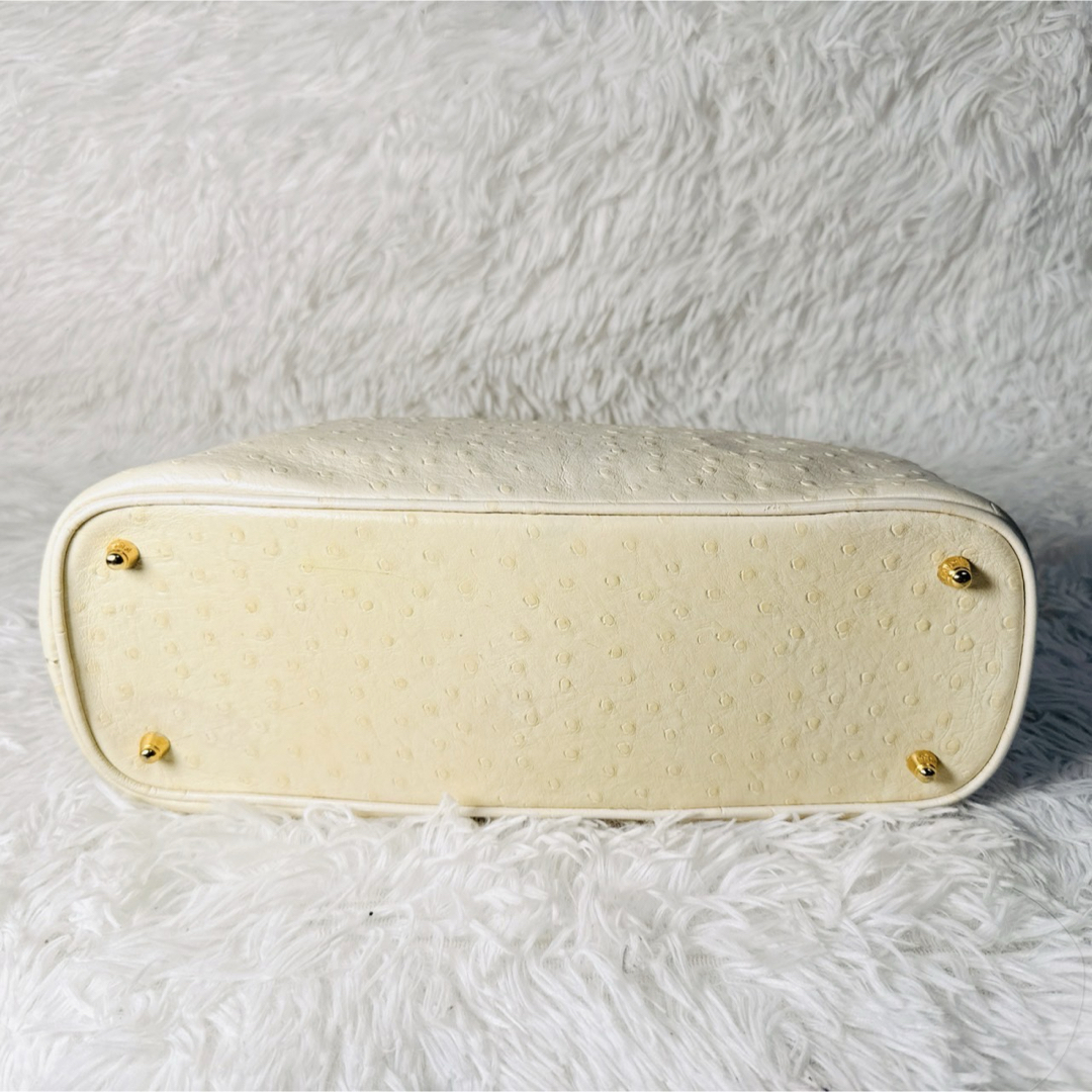 FENDI - 【セール！】FENDI レザー オーストリッチ ハンドバッグ