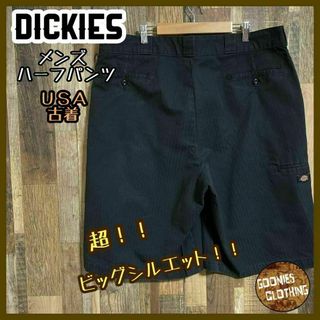 ディッキーズ(Dickies)の短パン ディッキーズ ロゴ メンズ ハーフ パンツ オーバーサイズ USA古着(ショートパンツ)