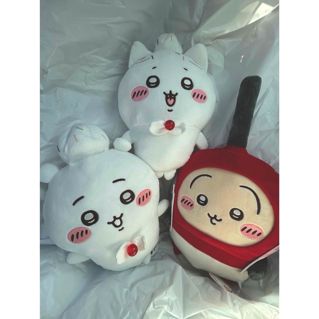 ちいかわ(チイカワ)のちいかわ 誕生日BIGぬいぐるみ コンプリートセット エンタメ/ホビーのおもちゃ/ぬいぐるみ(キャラクターグッズ)の商品写真