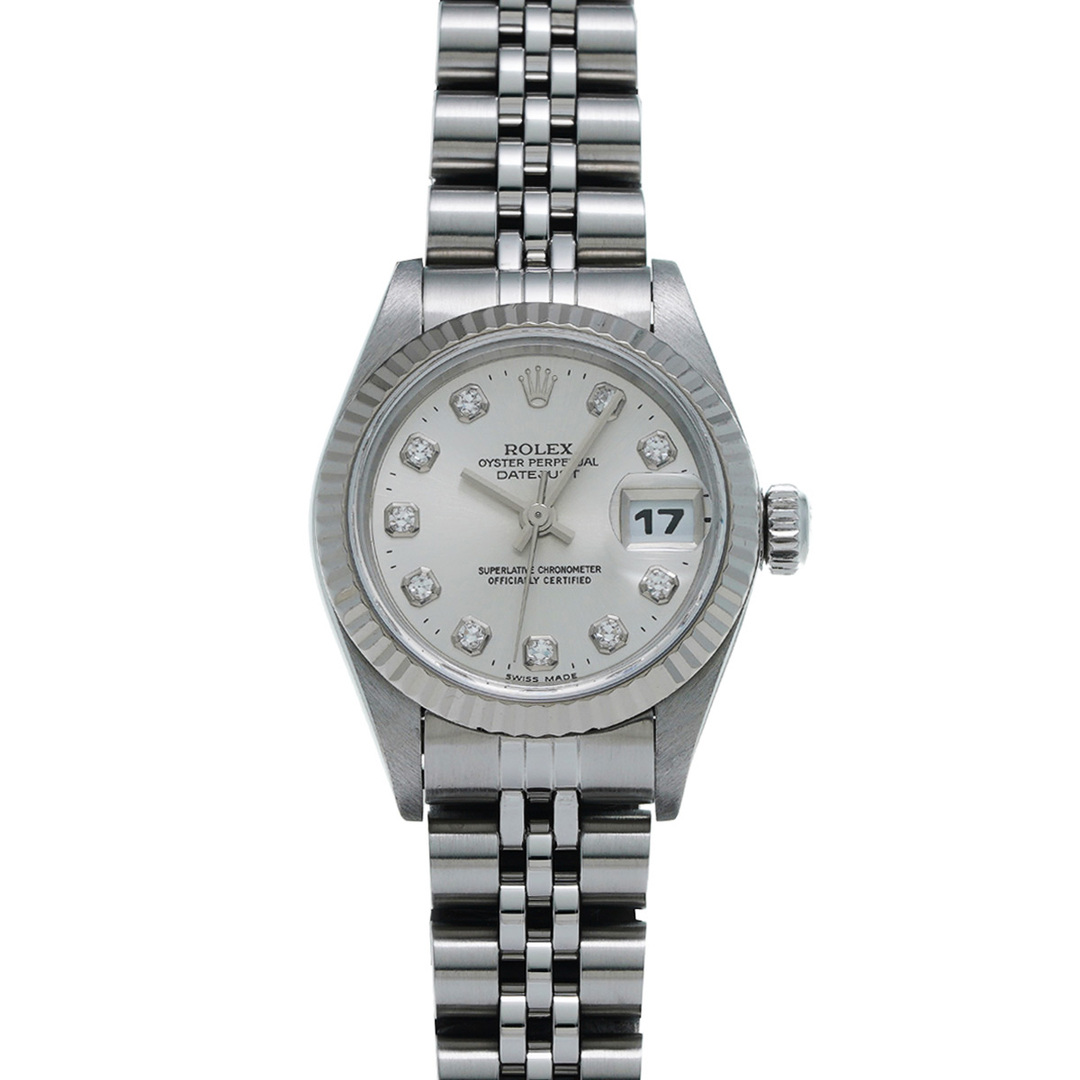 ROLEX - ロレックス デイトジャスト 10Pダイヤ 69174G T番(1997年頃製造) シルバー/ダイヤモンド レディース 腕時計 自動巻き 中古 銀蔵