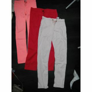 女の子　パンツ　長ズボン　３着　GAP　ZARA　H＆M　ピンク系　150くらい(パンツ/スパッツ)