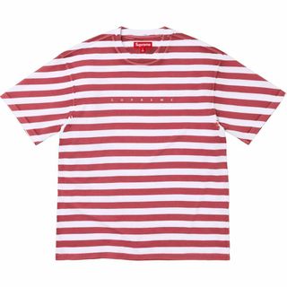 シュプリーム(Supreme)のsupreme Overprint Stripe S/S Top(Tシャツ/カットソー(半袖/袖なし))