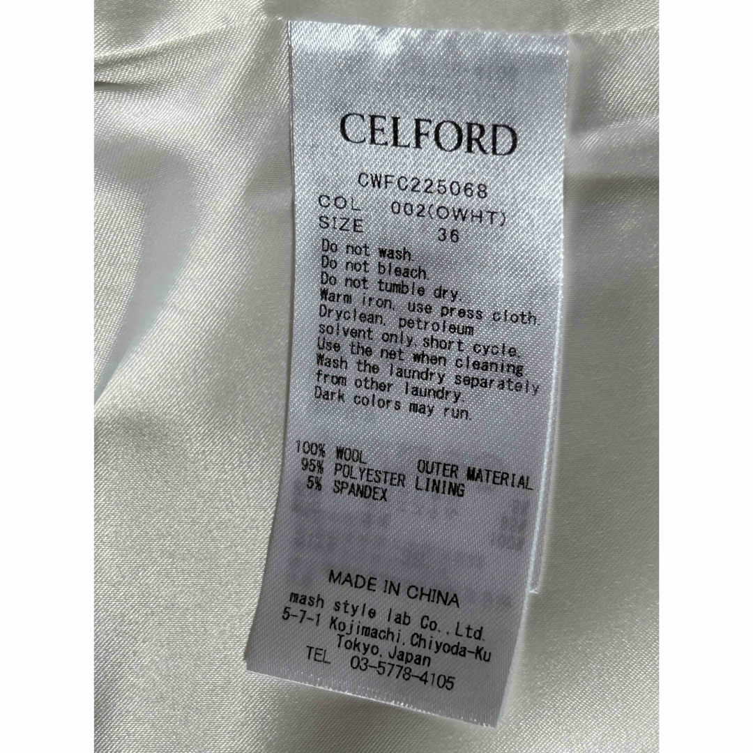 CELFORD - 新品タグ付CELFORD セルフォード アイボリー ケープA