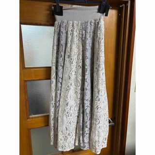And Couture - アンドクチュール　レース フレアロングスカート　新品