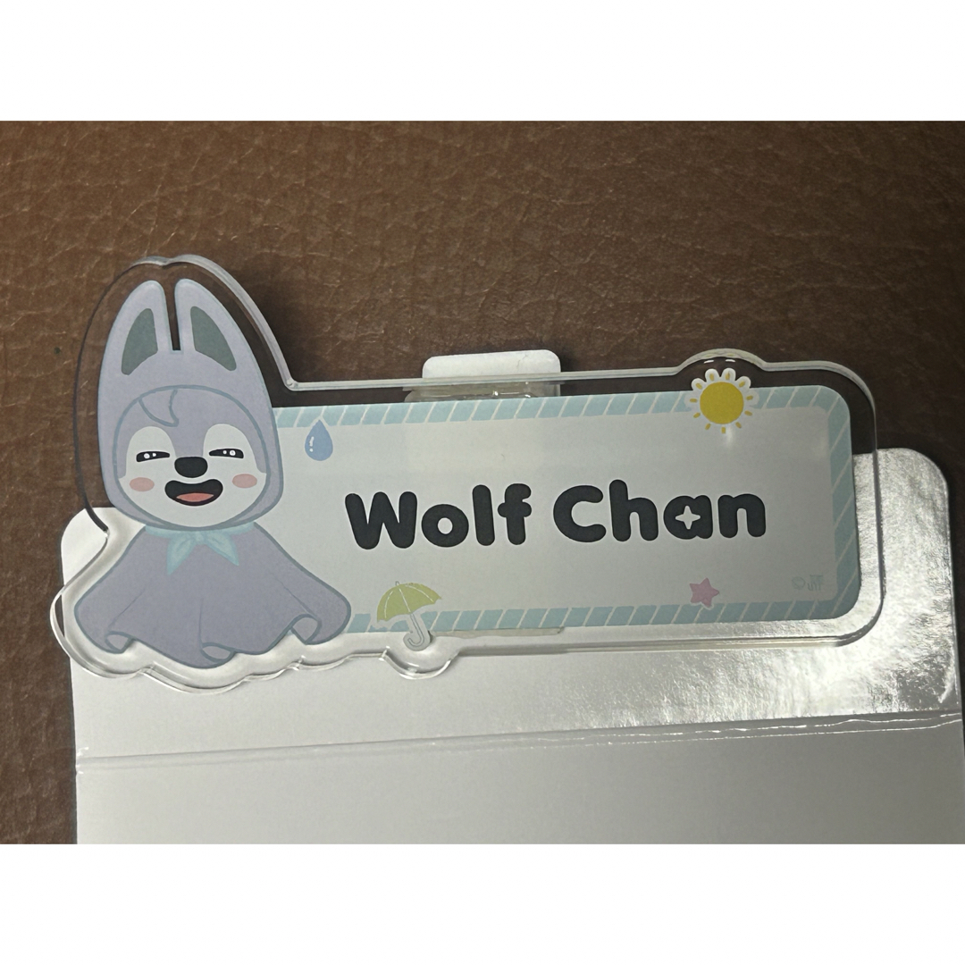Stray Kids(ストレイキッズ)のStrayKids ネームバッチ バンチャン ウルフチャン Wolf Chan エンタメ/ホビーのタレントグッズ(アイドルグッズ)の商品写真