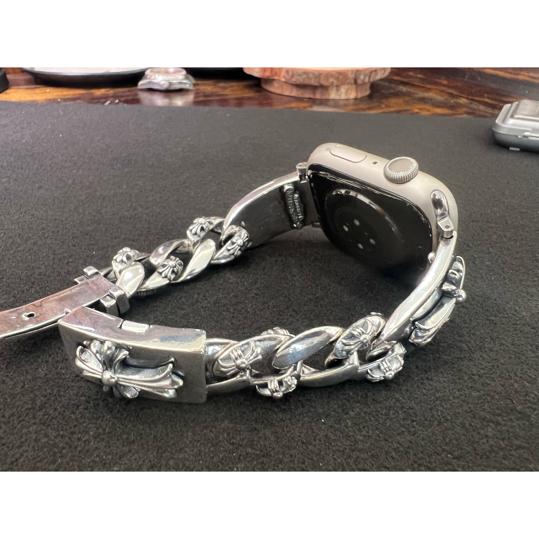 Apple Watch　クロスハーフフラワーベルト 17.5cm　JPG004