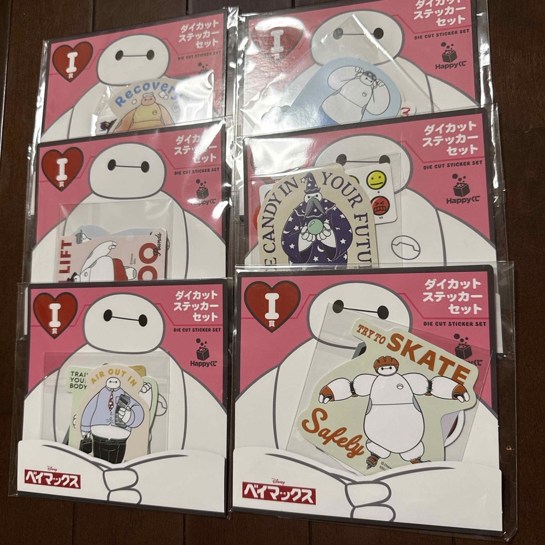 ベイマックス(ベイマックス)のベイマックス ステッカー 6set エンタメ/ホビーのおもちゃ/ぬいぐるみ(キャラクターグッズ)の商品写真