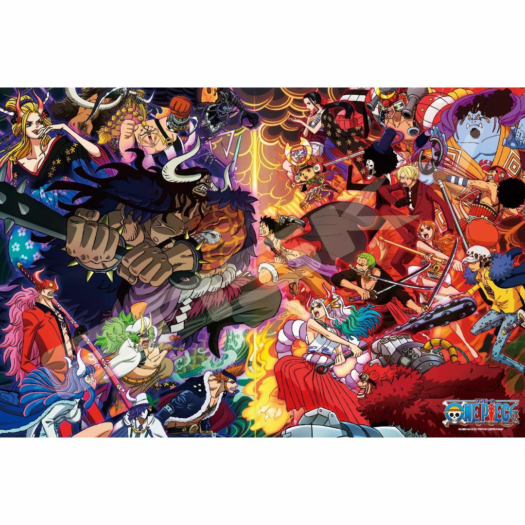 ワンピース1000-591 鬼ヶ島決戦!! 1000ピ―スパズル エンタメ/ホビーのアニメグッズ(その他)の商品写真