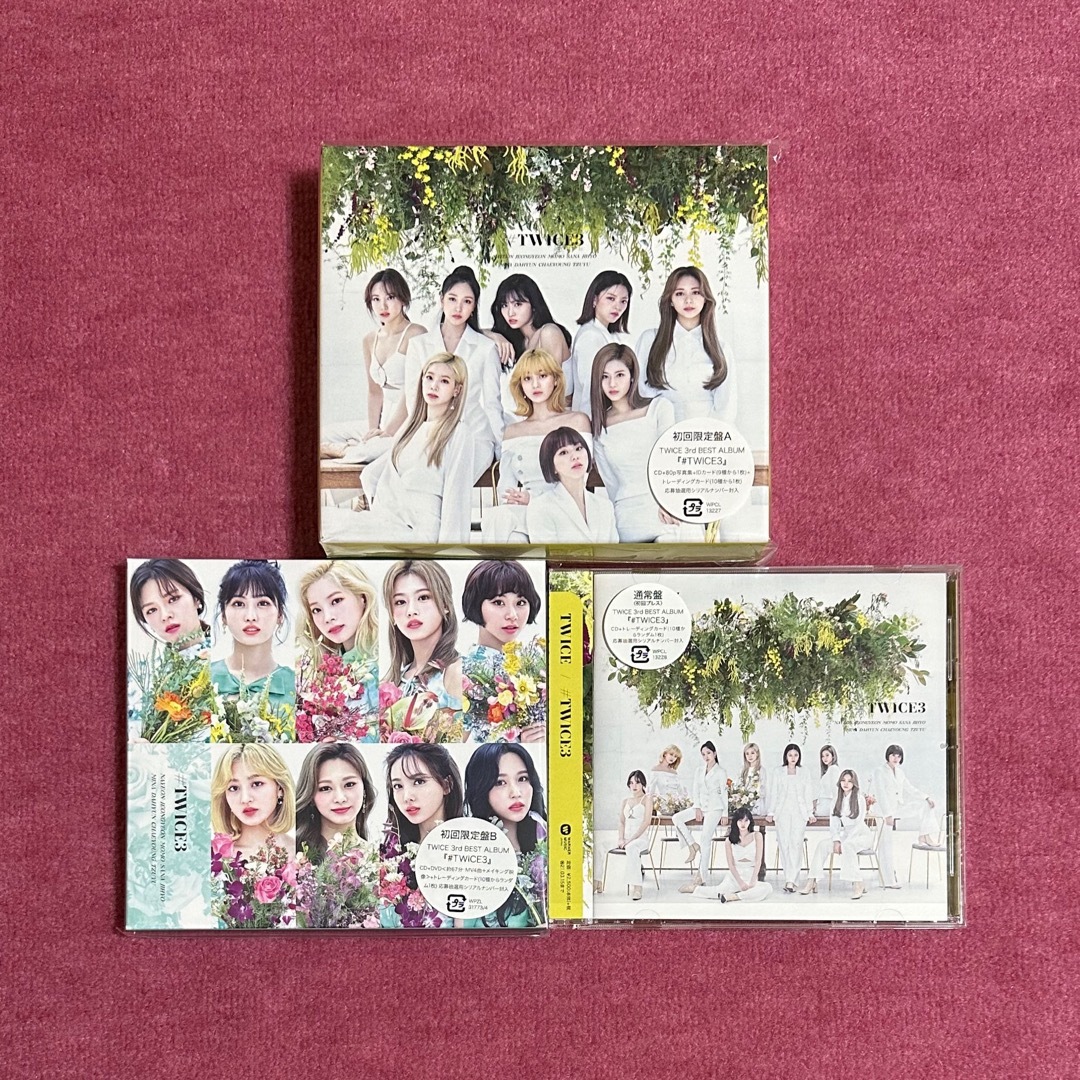 TWICE(トゥワイス)のTWICE #TWICE3 初回限定盤A B 通常盤 エンタメ/ホビーのCD(K-POP/アジア)の商品写真