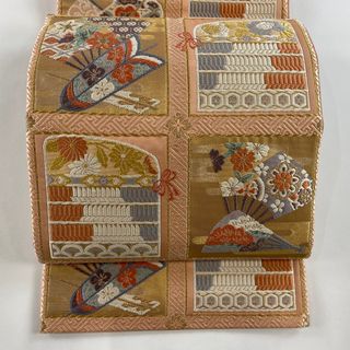 袋帯 美品 秀品 六通 正絹 【中古】(帯)