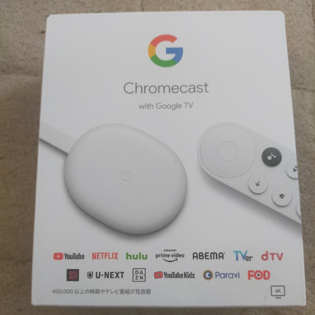Google - Chromecast with Google TV 4K 純正品 美品 グーグル
