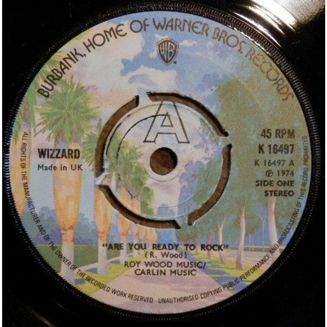 英7” Wizzard Are You Ready To Rock K16497 Warner Bros. Records /00080 エンタメ/ホビーのエンタメ その他(その他)の商品写真