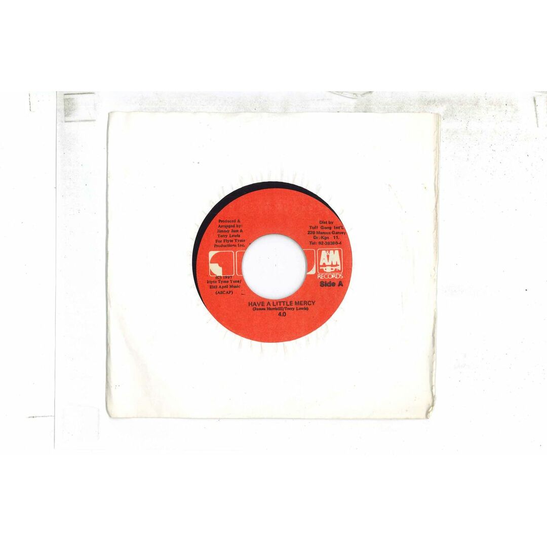 ジャマイカ7" 4.0 Have A Little MERCY 40 A&M /00080 エンタメ/ホビーのエンタメ その他(その他)の商品写真