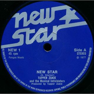 英7” Tapper Zukie & The Musical Intimidators New Star  NEW1 New Star (2) /00080(その他)
