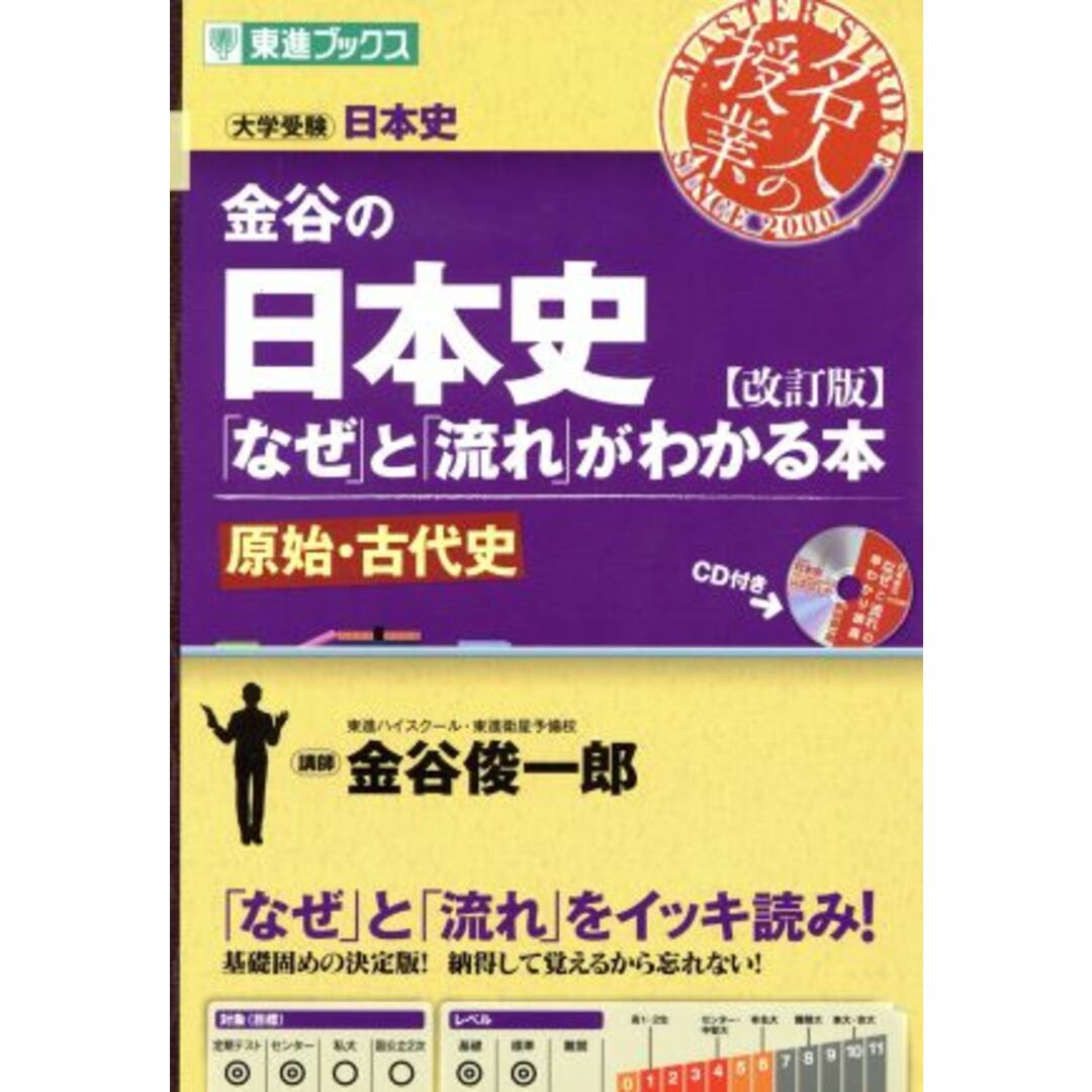 名人の授業 金谷の日本史「なぜ」と「流れ」がわかる本 原始・古代史 改訂版 大学受験 日本史 東進ブックス/金谷俊一郎(著者) エンタメ/ホビーの本(人文/社会)の商品写真