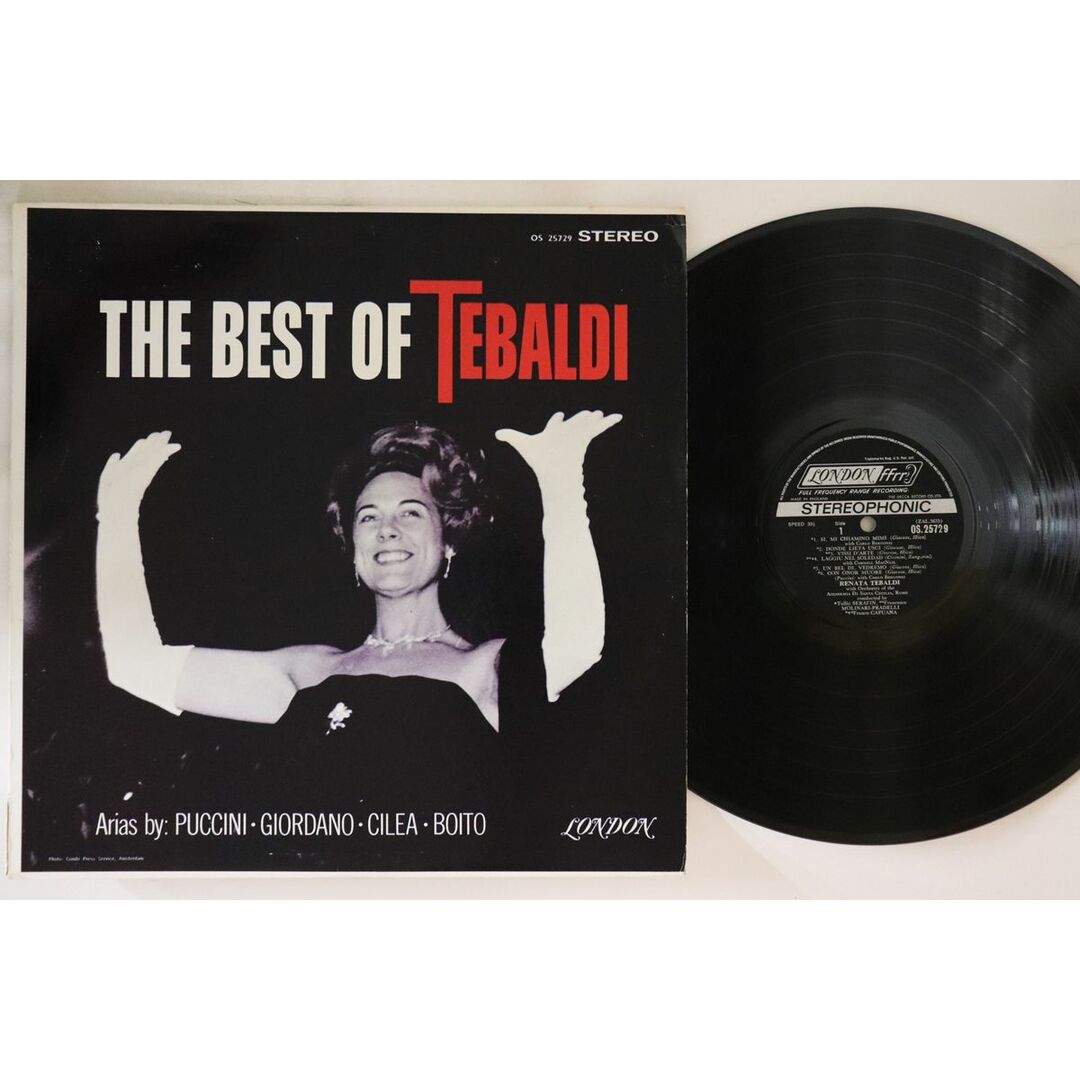 その他 LP Renata Tebaldi Best Of Tebaldi OS25729 LONDON US Vinyl /00260