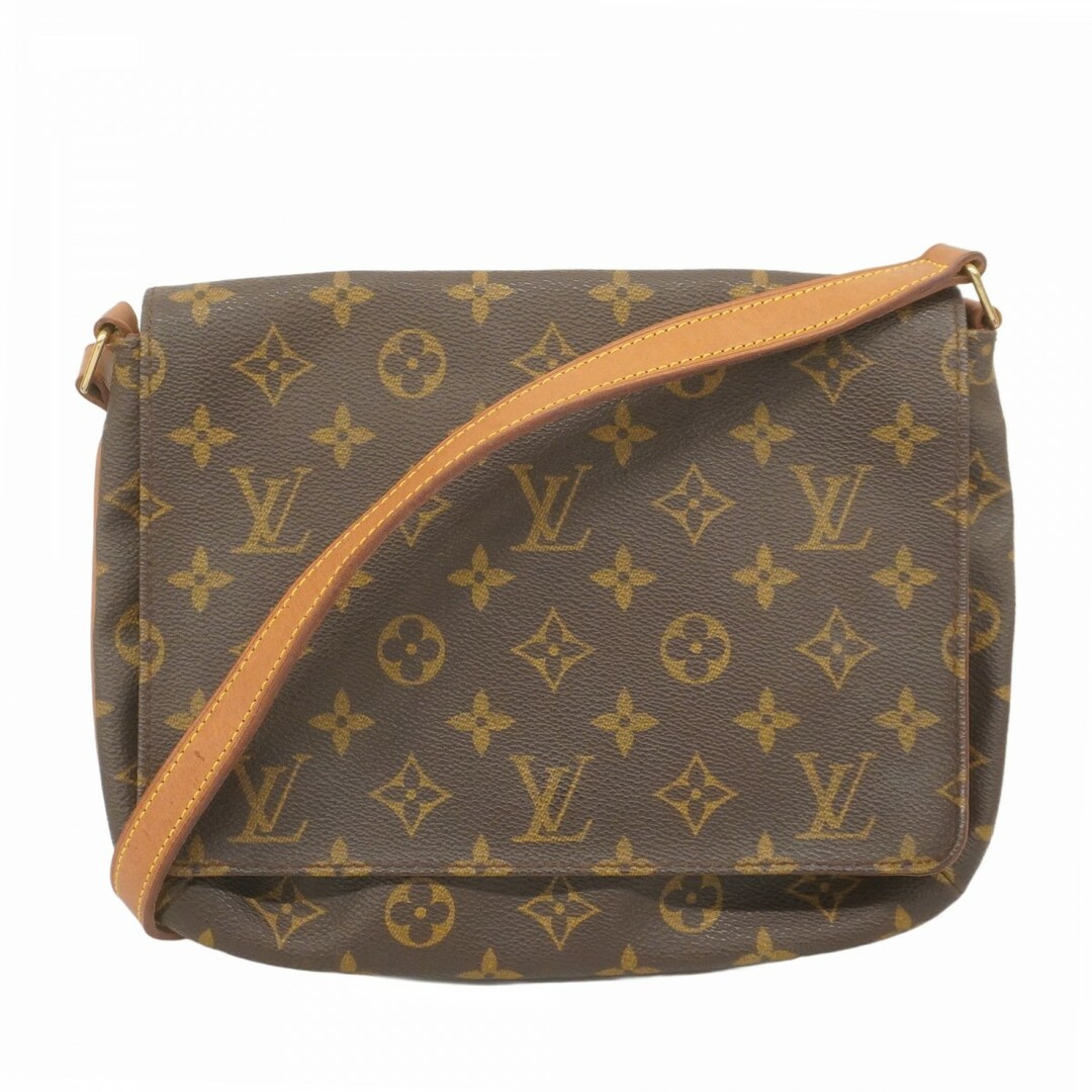 LOUIS VUITTON - 【5ea0125】ルイヴィトン ショルダーバッグ モノグラム ミュゼットタンゴショートストラップ M51257 ブラウン【中古】レディース