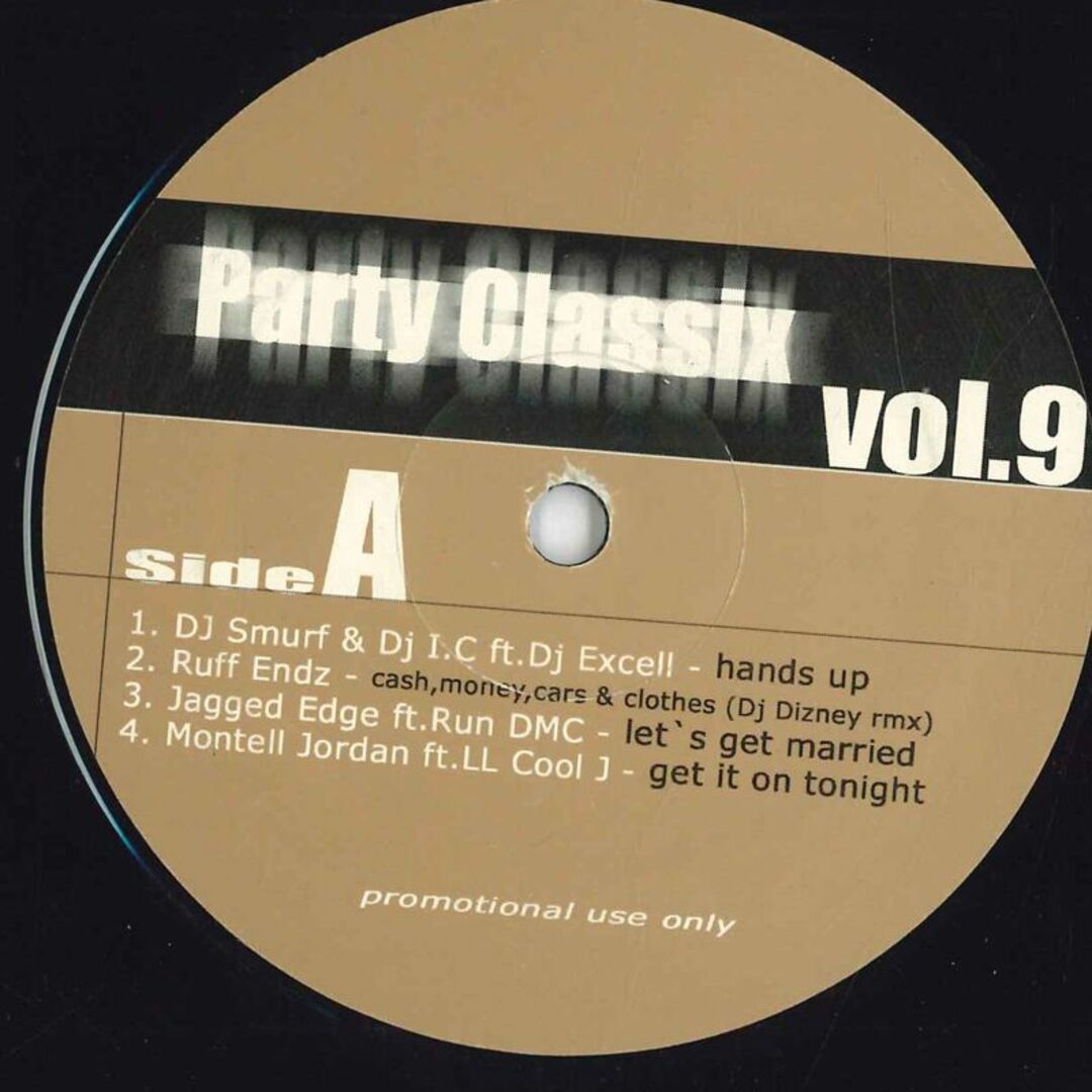 米12" Various Party Classix Vol. 9 NONEPROMO Not On Label /00250 エンタメ/ホビーのエンタメ その他(その他)の商品写真
