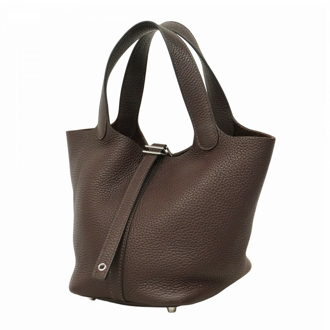 HERMES - ★SALE【5ea0183】エルメス ハンドバッグ ピコタンロックPM トリヨンクレマンス カカオ シルバー金具 Z刻印【中古】レディース