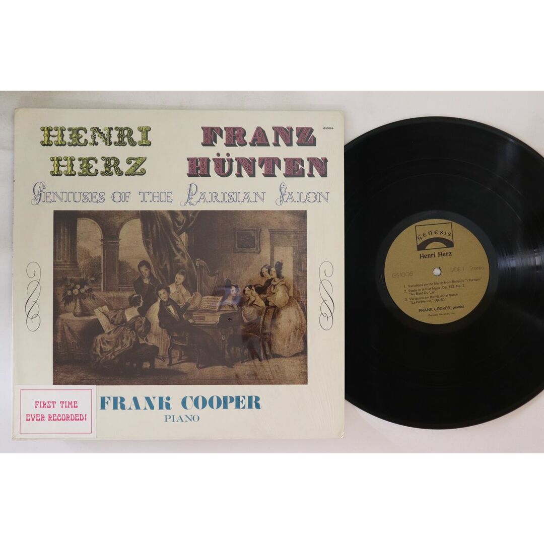 米LP Frank Cooper Henri Herz, Franz Hunten: Geniuses Of The Parisian Salon GS1006 GENESIS /00260 エンタメ/ホビーのエンタメ その他(その他)の商品写真