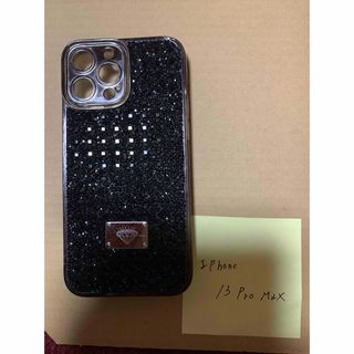 iPhone 13 Pro Max キラキラケース ブラック(iPhoneケース)