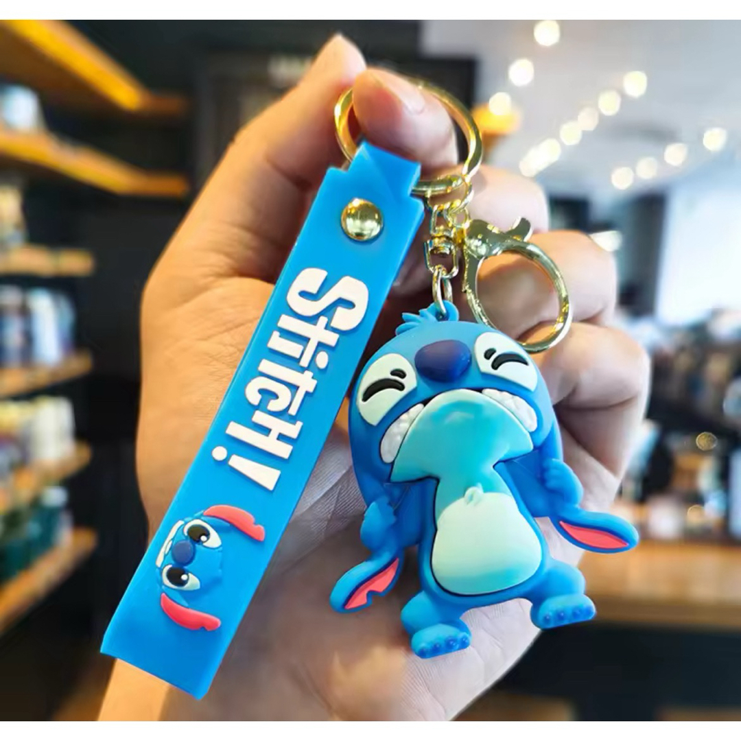 リロ&スティッチ(リロアンドスティッチ)のスティッチ キーホルダー エンタメ/ホビーのおもちゃ/ぬいぐるみ(キャラクターグッズ)の商品写真