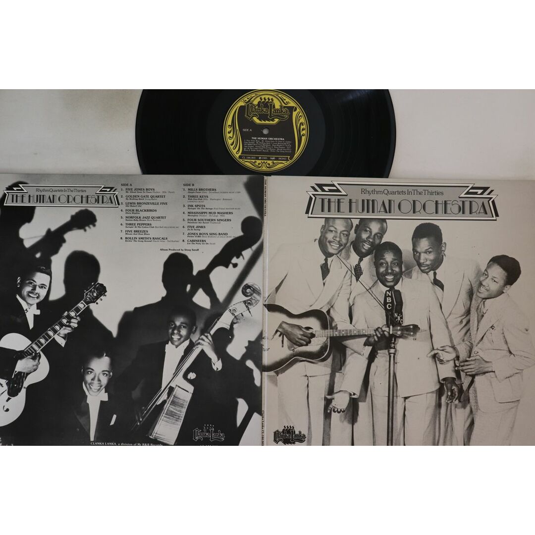 スウェーデンLP Various Human Orchestra (Rhythm Quartets In The Thirties) CL144003 CLANKA LANKA /00260 エンタメ/ホビーのエンタメ その他(その他)の商品写真