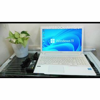 フジツウ(富士通)の☆ノートパソコン Windows 11 すぐ使えます！AH/45J(ノートPC)