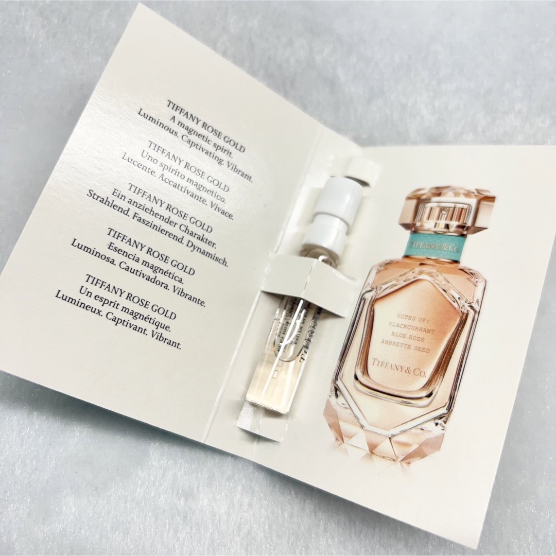 Tiffany & Co.(ティファニー)の新品Tiffany 香水 サンプルローズゴールドオードパルファム 1.5ml コスメ/美容の香水(香水(女性用))の商品写真
