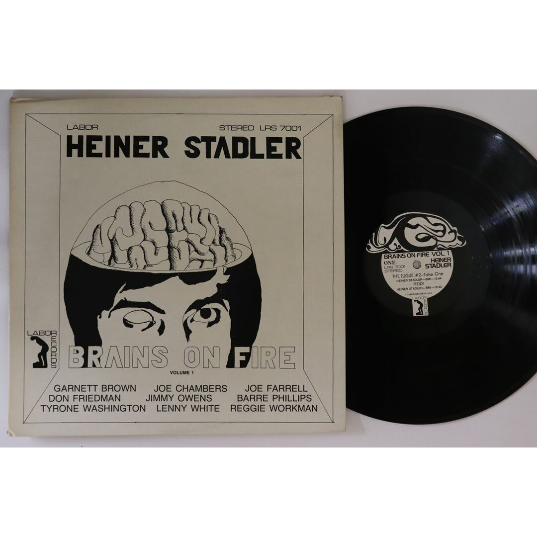 米LP Heiner Stadler Brains On Fire Vol. 1 LRS7001 LABOR /00260 エンタメ/ホビーのエンタメ その他(その他)の商品写真